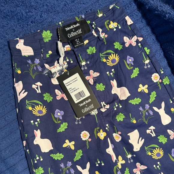 Collectif Pants - NWT Collectif x ModCloth Maddie Enchanted Meadow Trousers